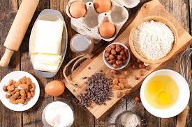 Various baking ingredients